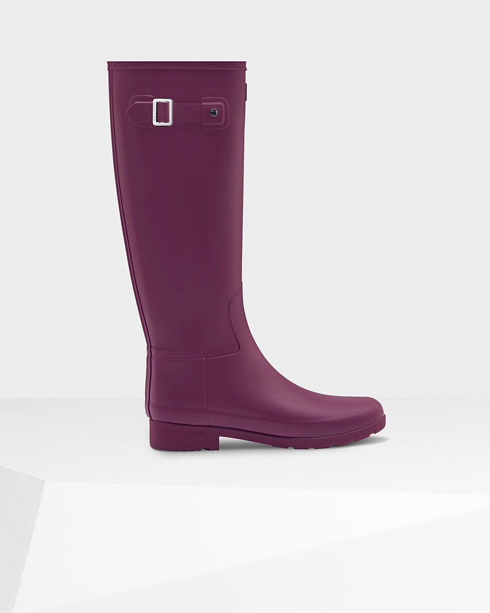 Womens Hunter Refined Slim Fit - Tall Rain Boots Purple - 5140-XOYKA